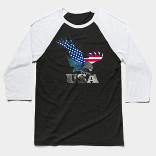 American flag Baseball T-Shirt